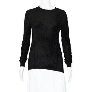 MARNI Black Chenille Pullover Sweater Size 42 US 6